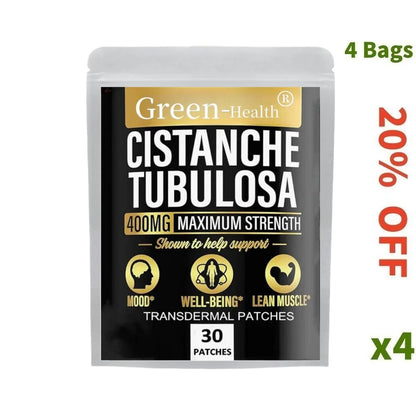 Cistanche Tubulosa Transdermal Patches -30 Patches One Month Supply