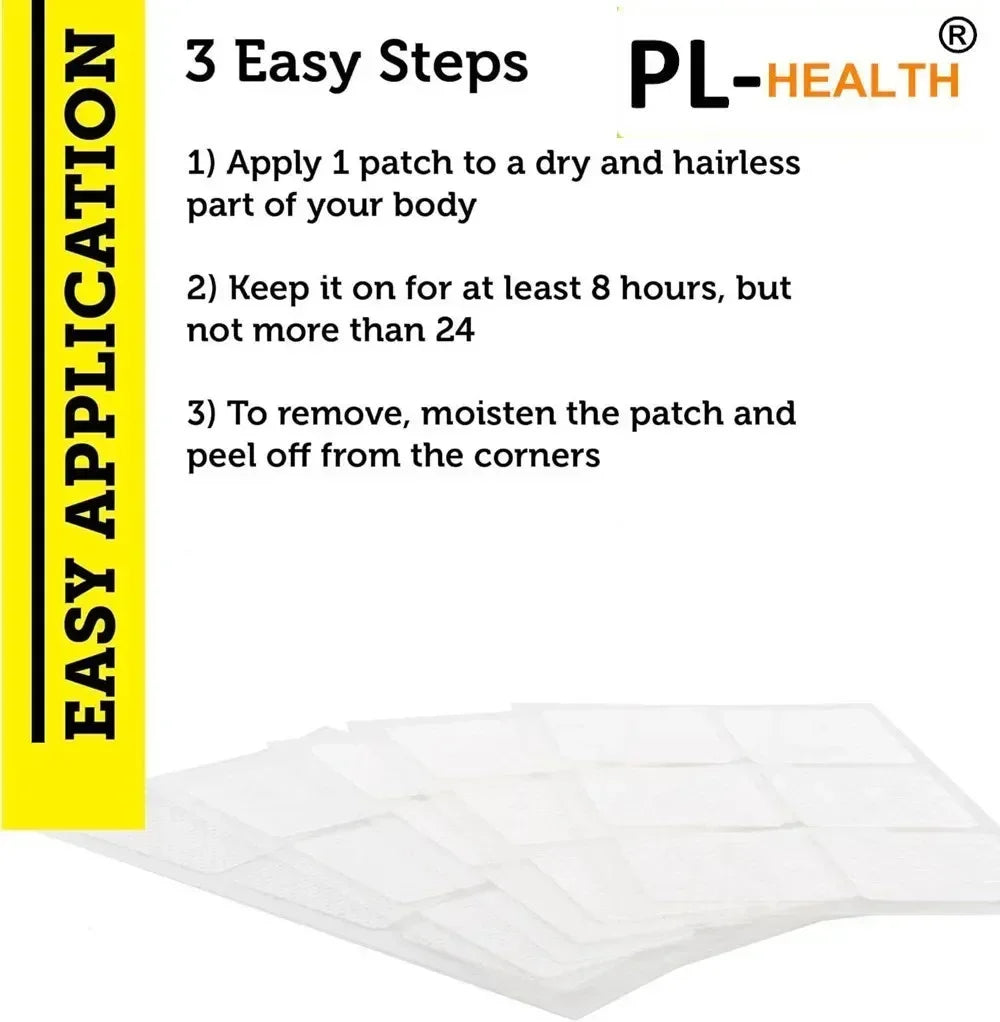 30 Patches Magnesium 5 in 1 Complex Transdermal Patches Stress, Muscle & Heart Support