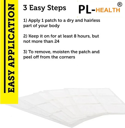 30 Patches Magnesium 5 in 1 Complex Transdermal Patches Stress, Muscle & Heart Support