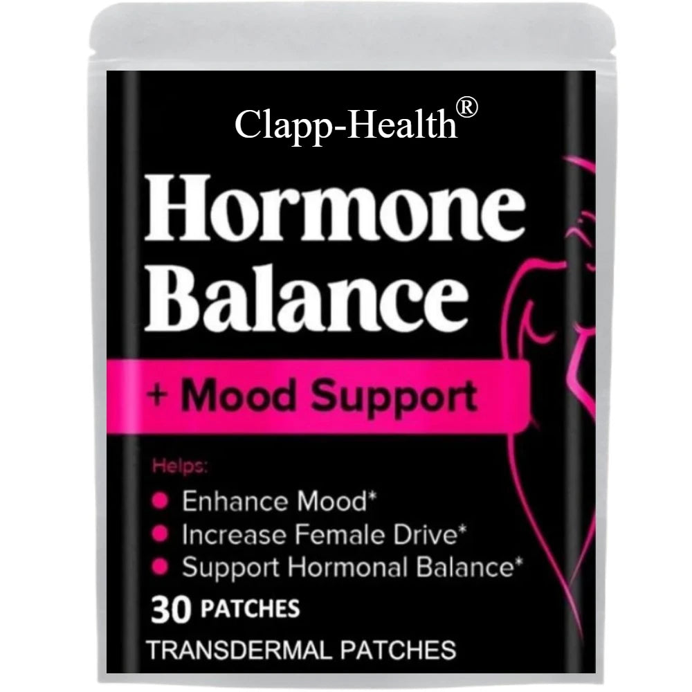 30 Patches Hormone Balance & Mood Transdermal Patches for Women - Restore Female Drive & Reduce Mood Swings