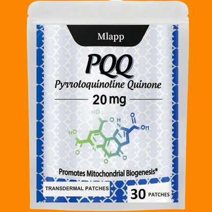 PQQ (Pyrroloquinoline Quinone) Transdermal Patches -30 Patches One Month Supply