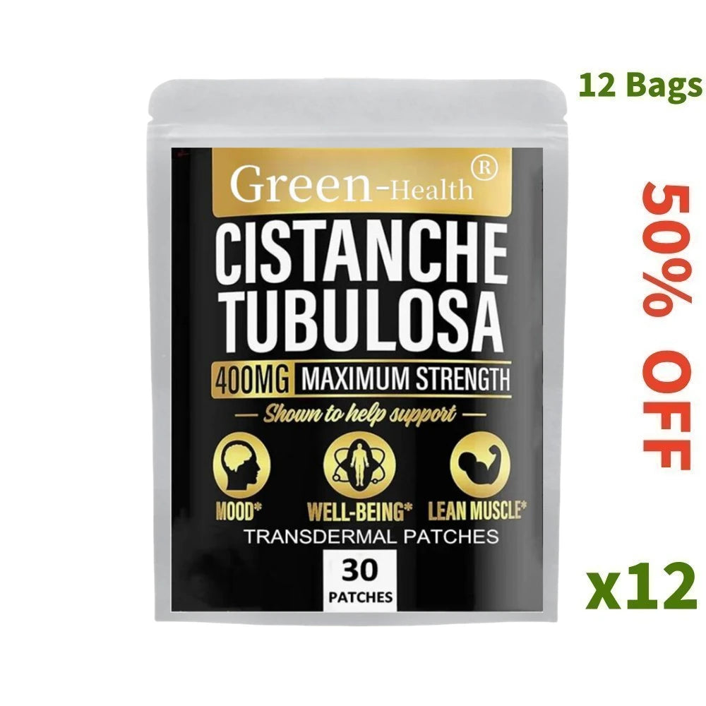 Cistanche Tubulosa Transdermal Patches -30 Patches One Month Supply