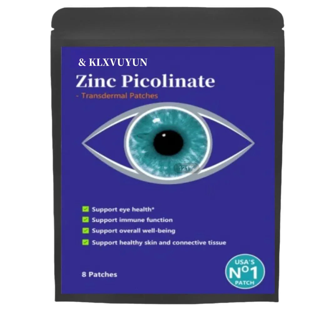 Zinc Picolinate - Well-absorbed Zinc Supplement For Growth And Immune Function - Transdermal Patches Made In Usa