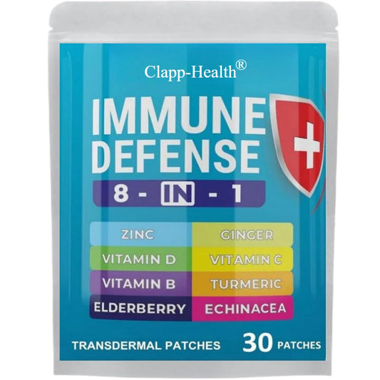 30 Patches Immune Support Transdermal Patches Zinc, Vitamin D3 , Vitamin C And Elderberry - Immune Booster