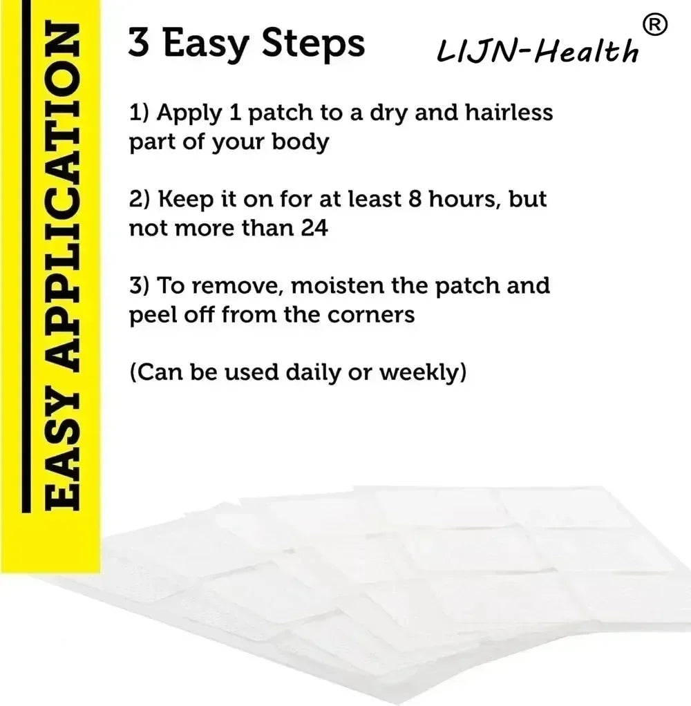 Glutathione Plus Transdermal Patches Superior Absorption and Efficacy - 30 Patches 30 DayS Supply