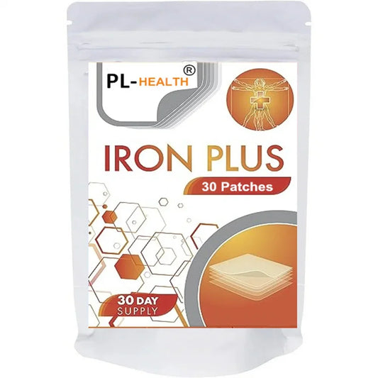 Iron Plus Transdermal Patches -  30 Patches One Month Supply