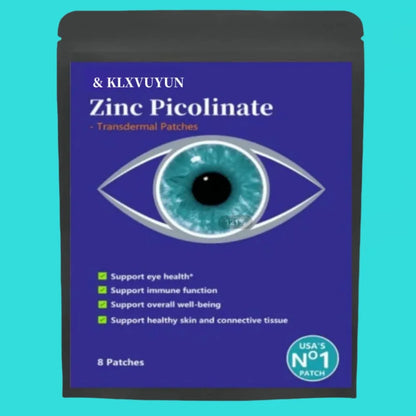 Zinc Picolinate - Well-absorbed Zinc Supplement For Growth And Immune Function - Transdermal Patches Made In Usa