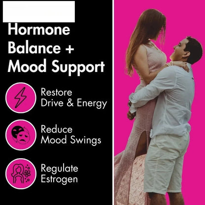 30 Patches Hormone Balance & Mood Transdermal Patches for Women - Restore Female Drive & Reduce Mood Swings