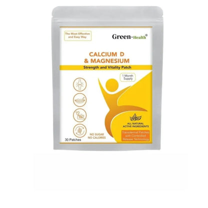 Calcium Magnesium And D Transdermal Patches – 30 Patches One Month Supply