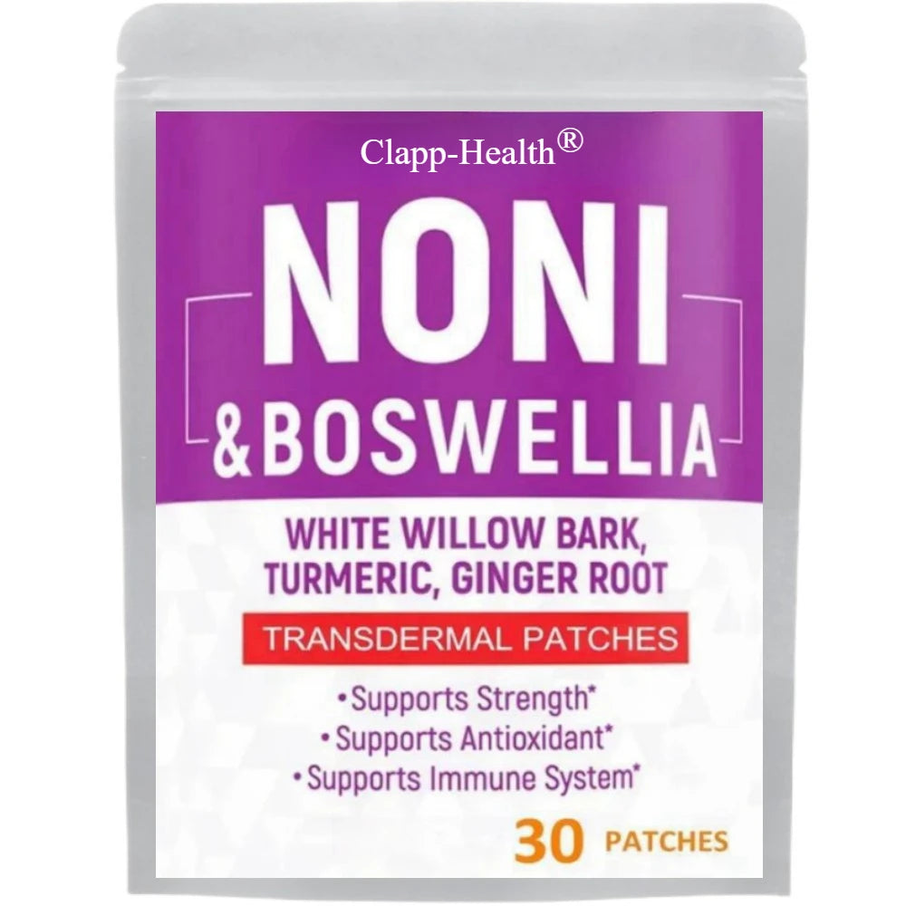 Noni Transdermal Patches Immune Support -30 Patches One Month Supply