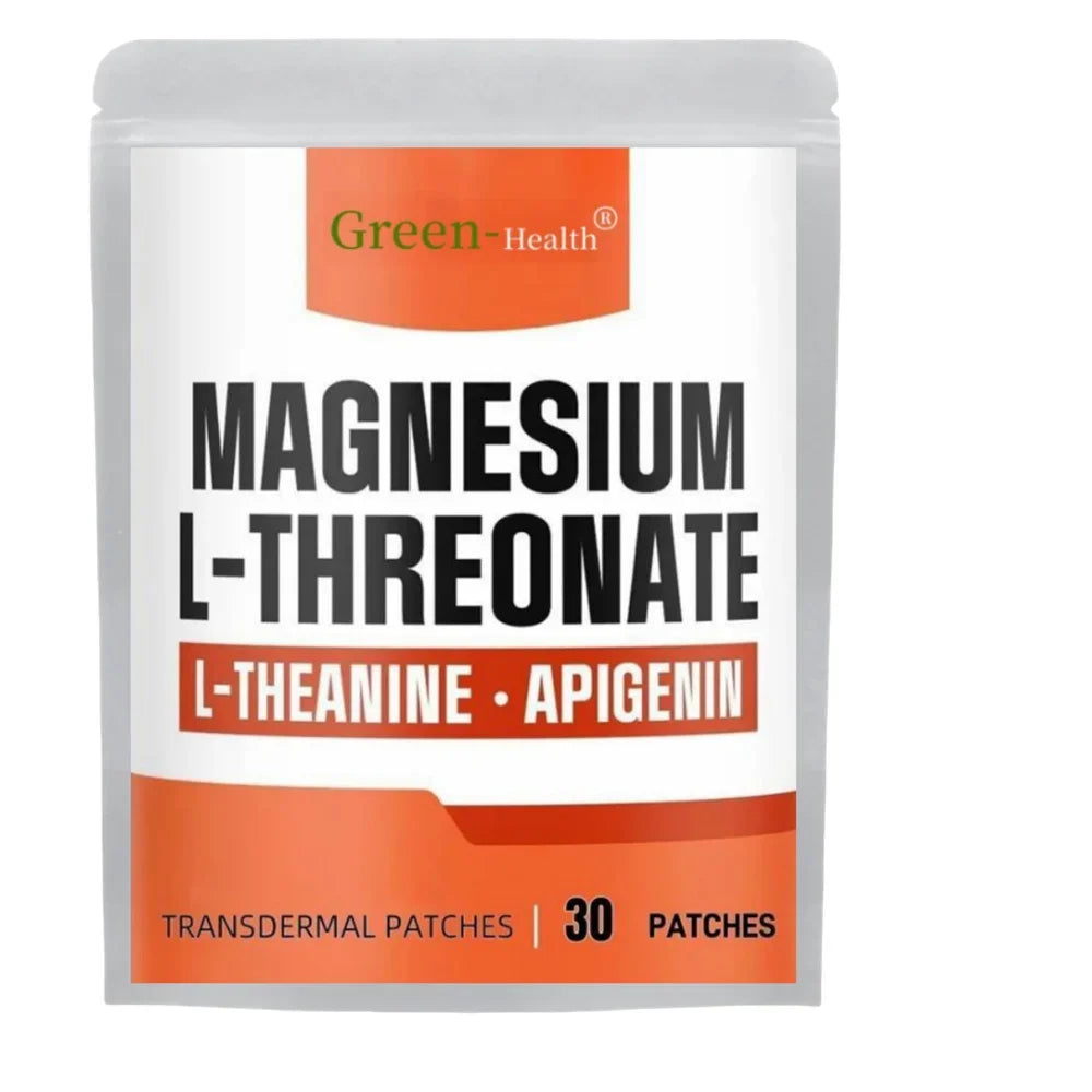 Magnesium L-threonate Transdermal Patches - 30 Patches One Month Supply