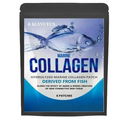 Hydrolyzed Fish Collagen Marine Tablets Skin Anti Ageing Tissue Joints 8 Patches, Transdermal Patches Made In The Usa