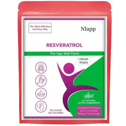 Resveratrol Patches - Transdermal Patches 30 Patches One Month Supply