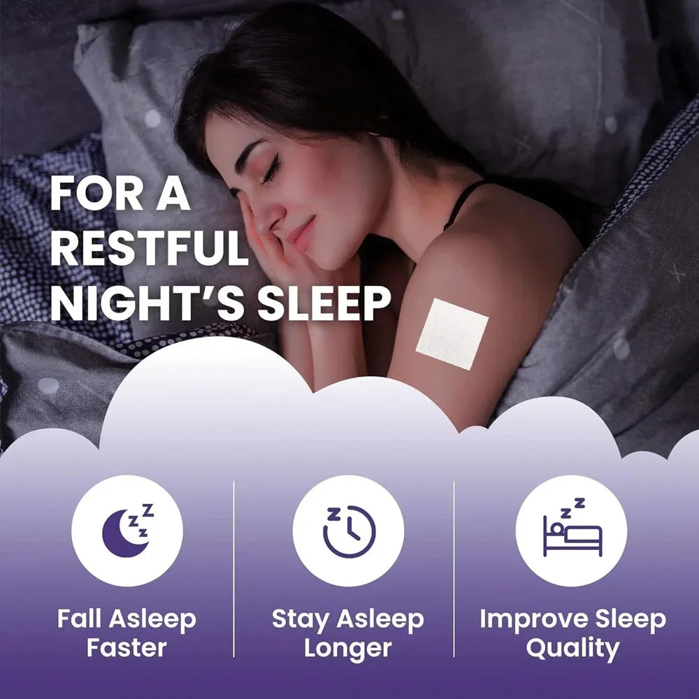 Sleep Patches For Adults Strength Insomnia Sleep Support Patch Promote Deep Sleeping 30 Patches