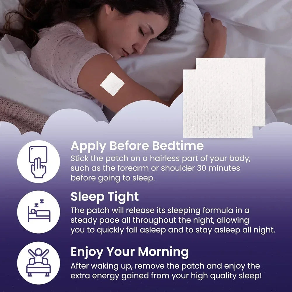 Sleep Patches For Adults Strength Insomnia Sleep Support Patch Promote Deep Sleeping 30 Patches