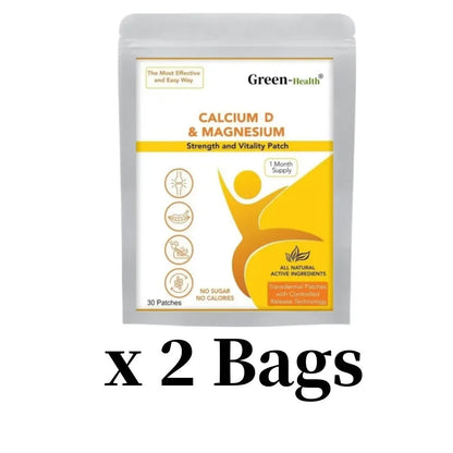 Calcium Magnesium And D Transdermal Patches – 30 Patches One Month Supply