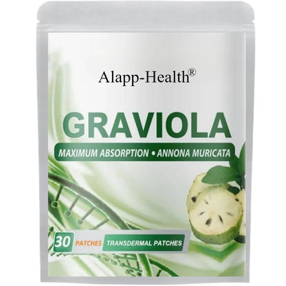 Graviola Transdermal Patches Immune System Booster - 30 Patches One Month Supply