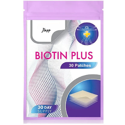 Biotin Plus Transdermal Patches -  30 Patches One Month Supply