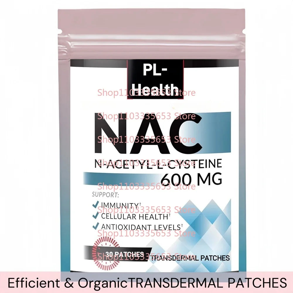 NAC Transdermal Patches N-Acetyl Cysteine, Immune Support Patches 30 Patches